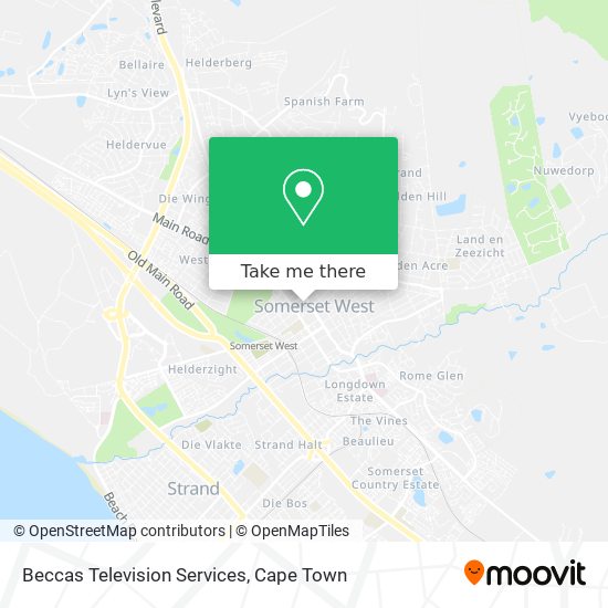 Beccas Television Services map
