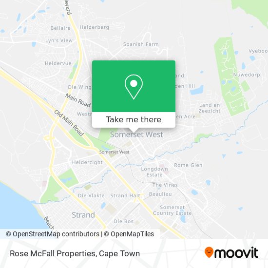 Rose McFall Properties map