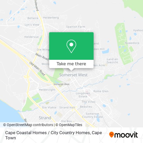 Cape Coastal Homes / City Country Homes map