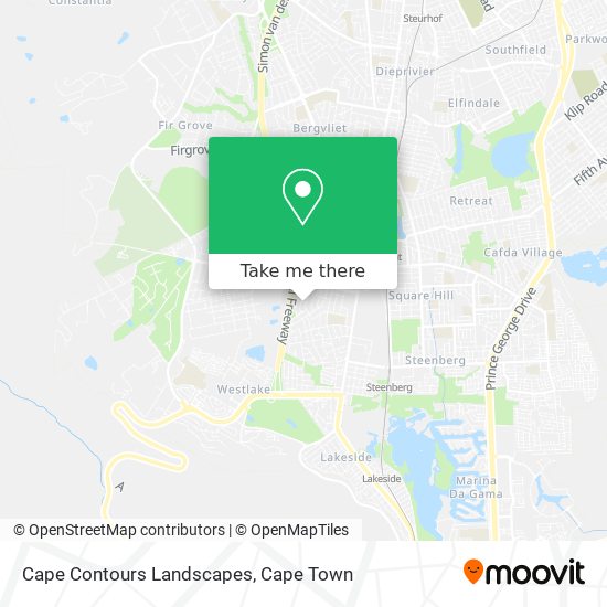 Cape Contours Landscapes map