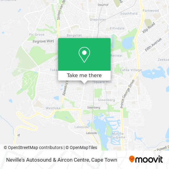 Neville's Autosound & Aircon Centre map