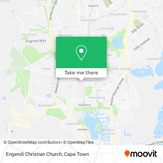 Engendi Christian Church map