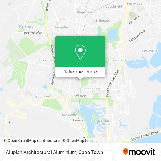 Aluplan Architectural Aluminium map