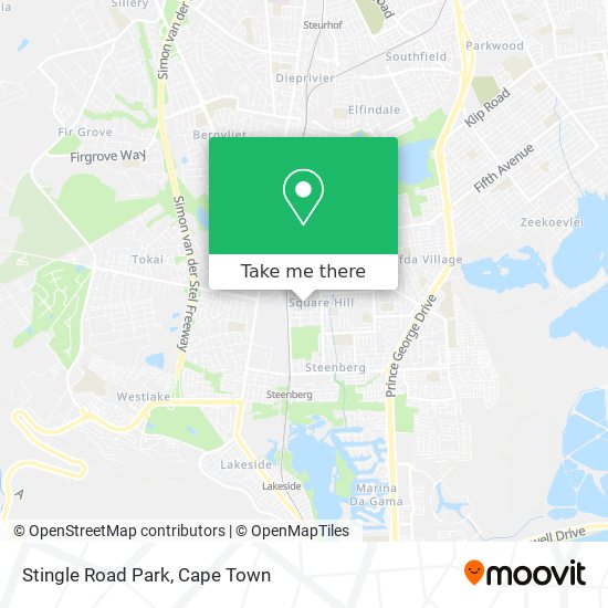 Stingle Road Park map