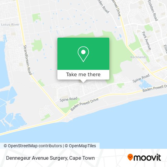 Dennegeur Avenue Surgery map