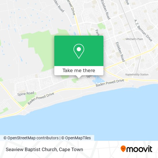 Seaview Baptist Church map