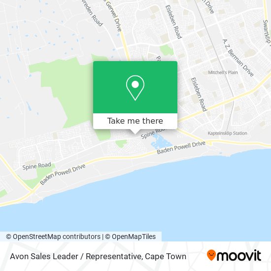 Avon Sales Leader / Representative map