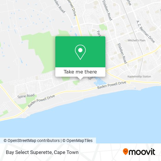 Bay Select Superette map