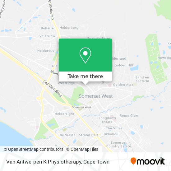 Van Antwerpen K Physiotherapy map