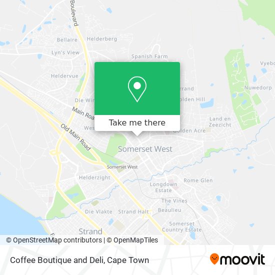Coffee Boutique and Deli map