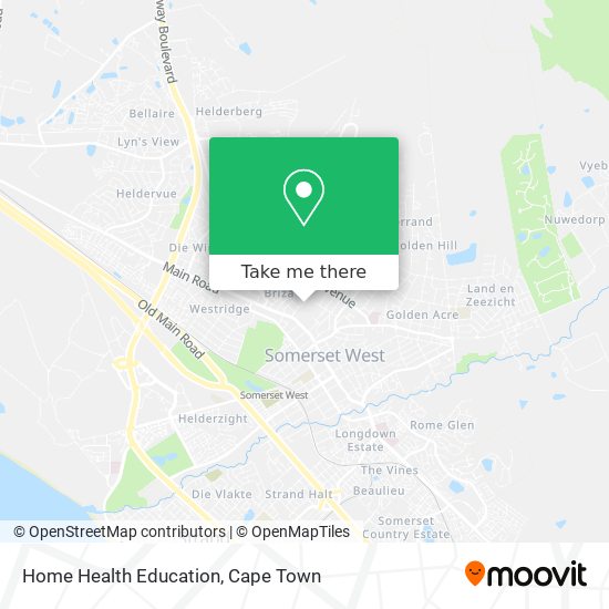 Home Health Education map