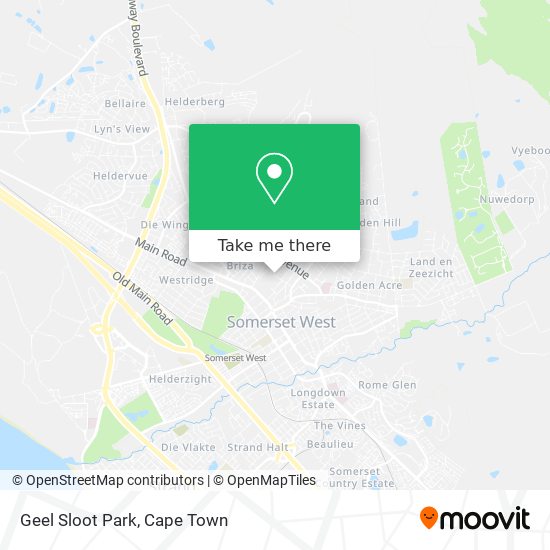 Geel Sloot Park map