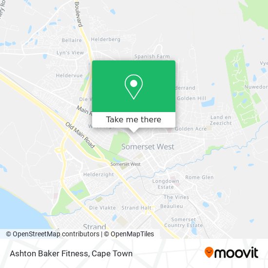 Ashton Baker Fitness map