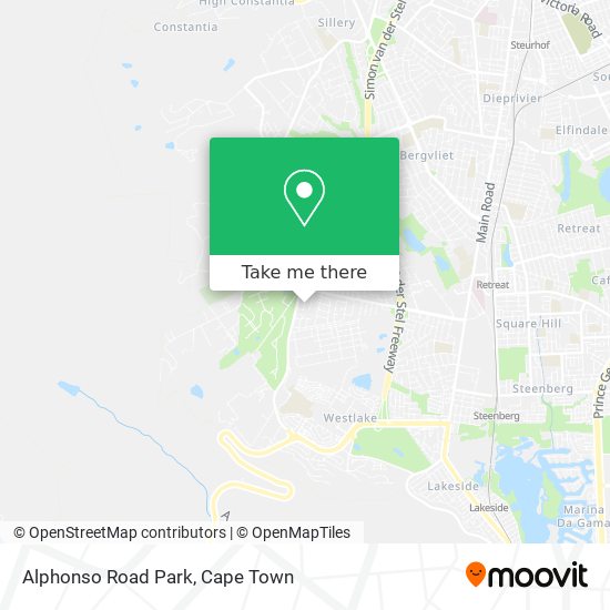 Alphonso Road Park map