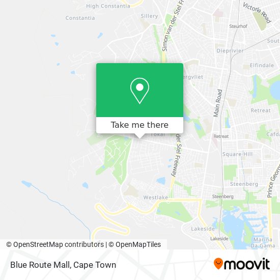 Blue Route Mall map