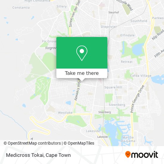 Medicross Tokai map