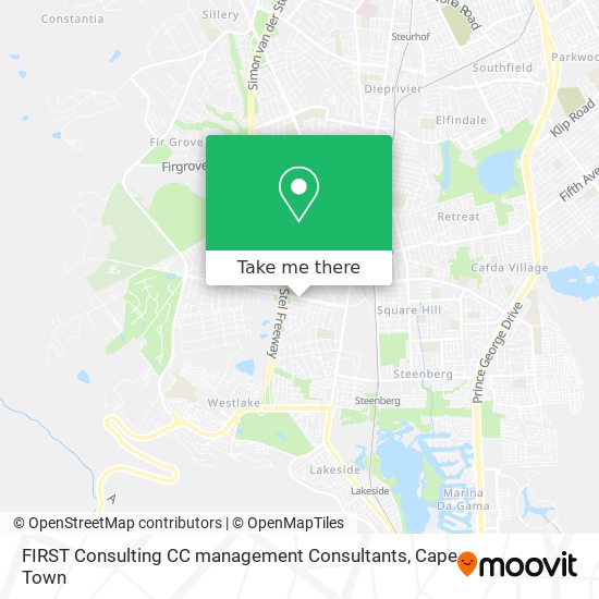 FIRST Consulting CC management Consultants map