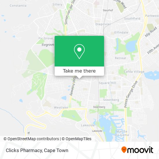 Clicks Pharmacy map