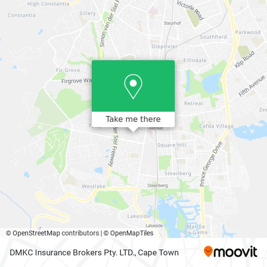 DMKC Insurance Brokers Pty. LTD. map