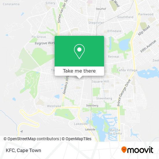 KFC map