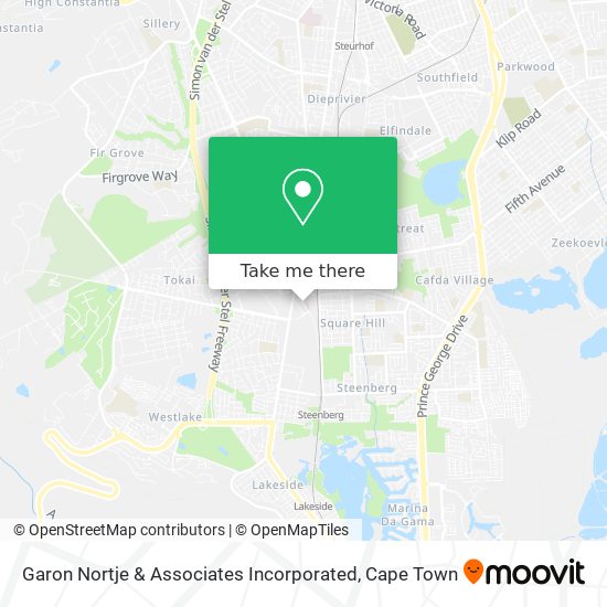 Garon Nortje & Associates Incorporated map