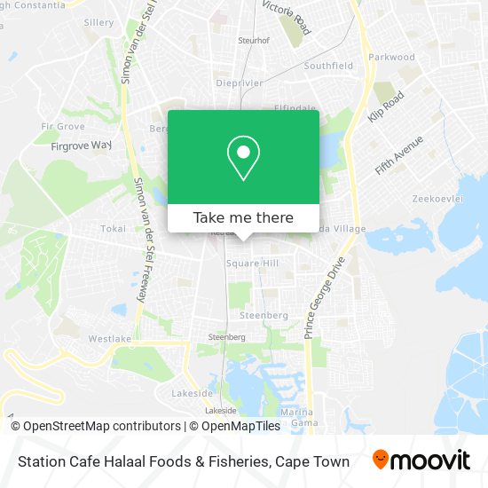 Station Cafe Halaal Foods & Fisheries map