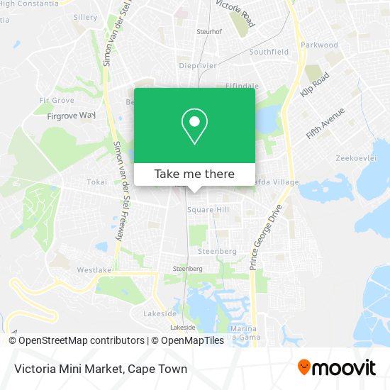 Victoria Mini Market map