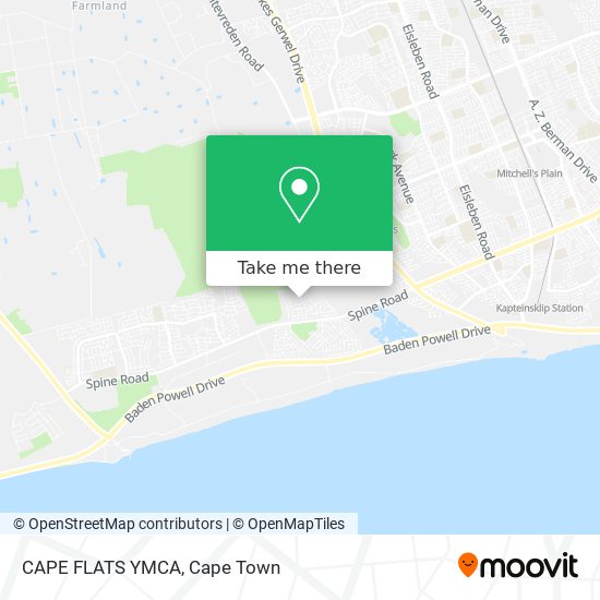 CAPE FLATS YMCA map