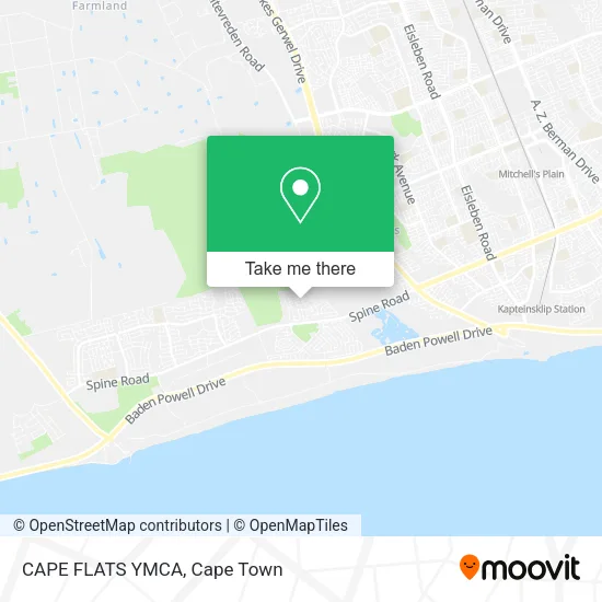 CAPE FLATS YMCA map
