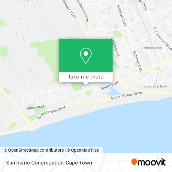 San Remo Congregation map