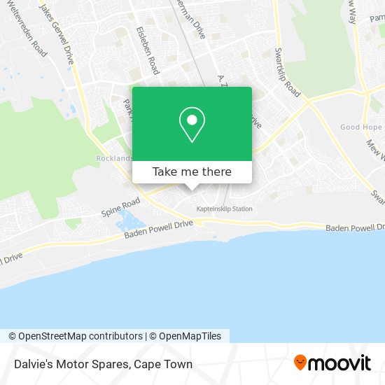 Dalvie's Motor Spares map