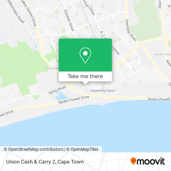 Union Cash & Carry 2 map