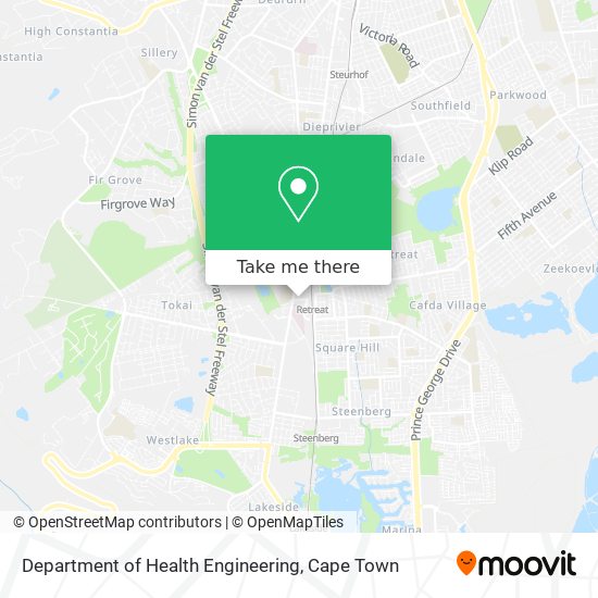 Department of Health Engineering map