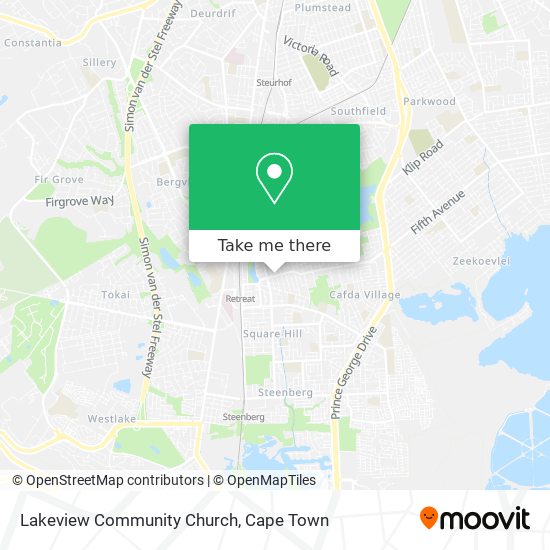 Lakeview Community Church map