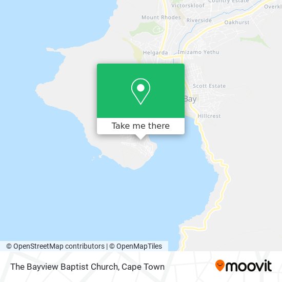 The Bayview Baptist Church map