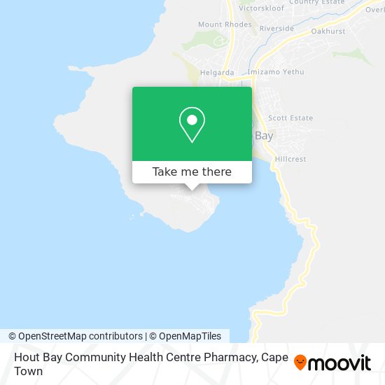 Hout Bay Community Health Centre Pharmacy map