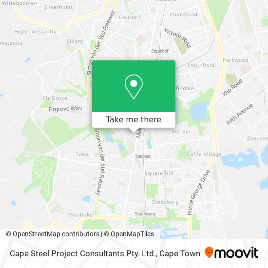 Cape Steel Project Consultants Pty. Ltd. map