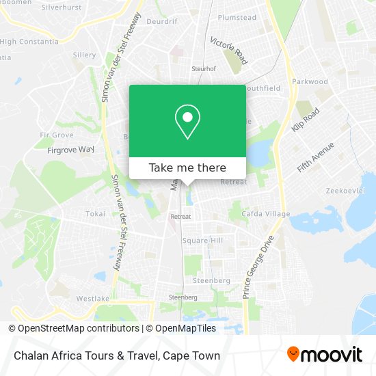 Chalan Africa Tours & Travel map