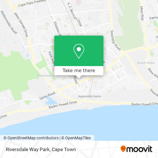 Riversdale Way Park map