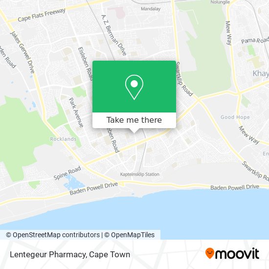 Lentegeur Pharmacy map