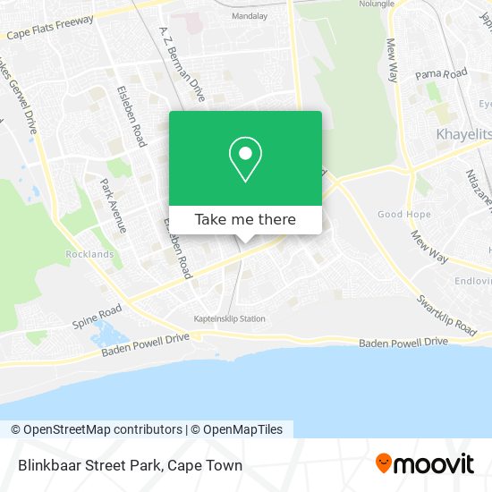 Blinkbaar Street Park map