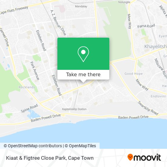 Kiaat & Figtree Close Park map