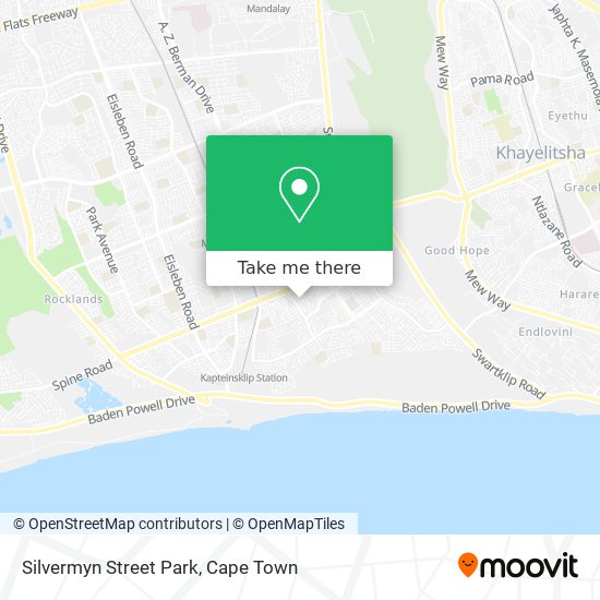 Silvermyn Street Park map