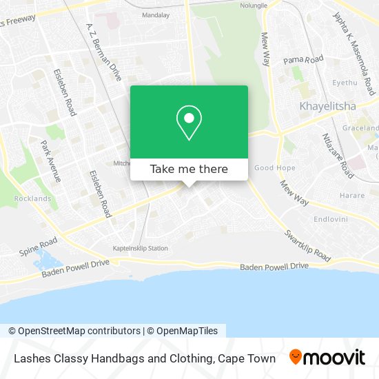 Lashes Classy Handbags and Clothing map