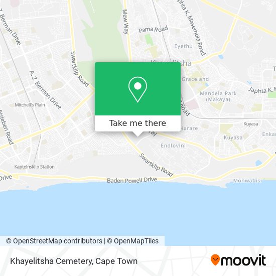 Khayelitsha Cemetery map