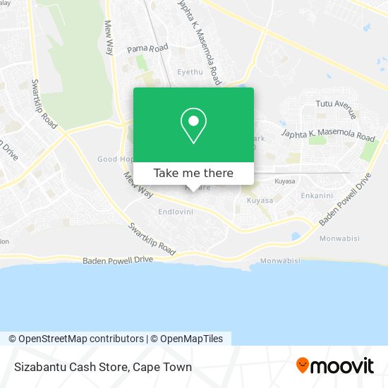 Sizabantu Cash Store map