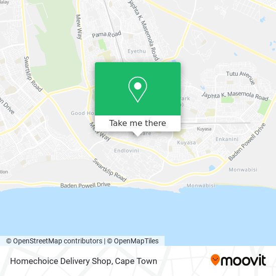 Homechoice Delivery Shop map