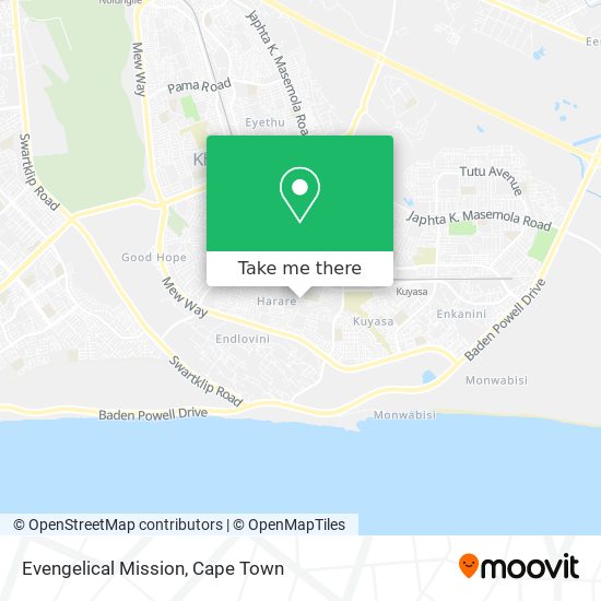 Evengelical Mission map