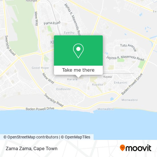 Zama Zama map