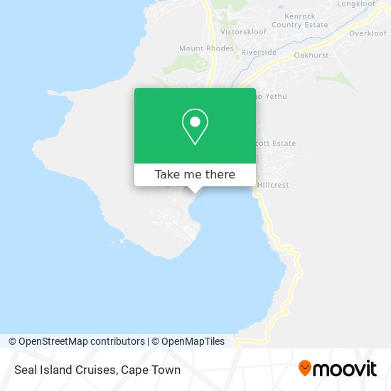 Seal Island Cruises map